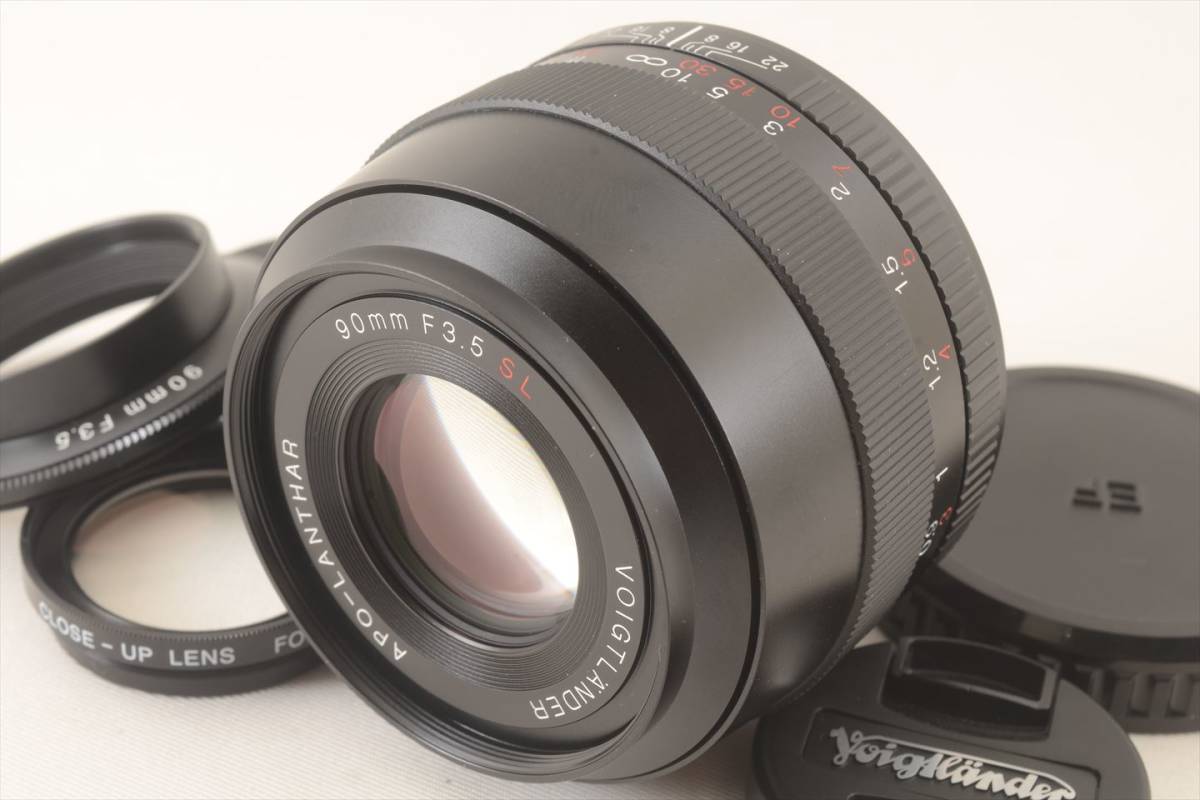 フォクトレンダー Voigtlander Apo Lanthar 90mm F3.5 SL EF Canon 美品 4910#J Voigtlander APO-LANTHAR F2 f&frasl;3.5 Zマウント zマウント