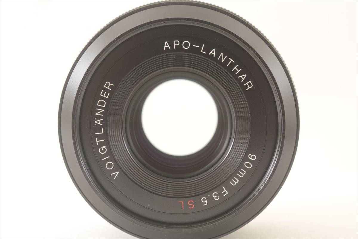 フォクトレンダー Voigtlander Apo Lanthar 90mm F3.5 SL EF Canon 美品 4910#J Voigtlander APO-LANTHAR F2 f&frasl;3.5 Zマウント zマウント