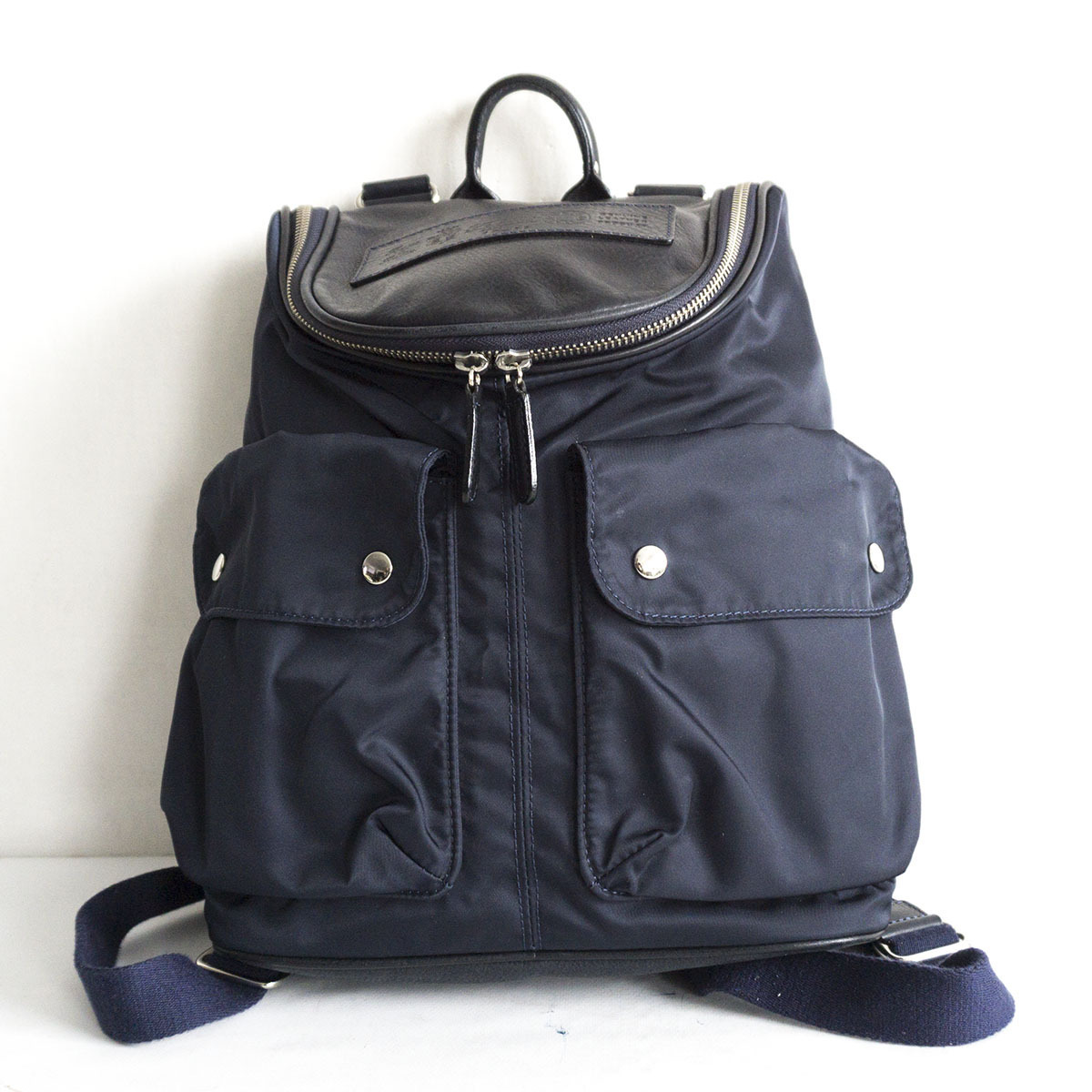  FELISI 17/59/DS+NK リュック ナイロン&times;レザー ネイビー バックパック バッグ 2101265(その他)｜売買されたオークション情報、yahooの商品情報をアーカイブ公開 - オークファン かばん、バッグ