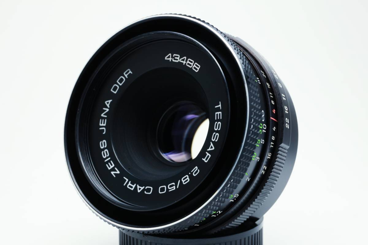 M42☆テッサー CARL ZEISS JENA TESSAR 2.8/50 良品 Carl Zeiss Jena 