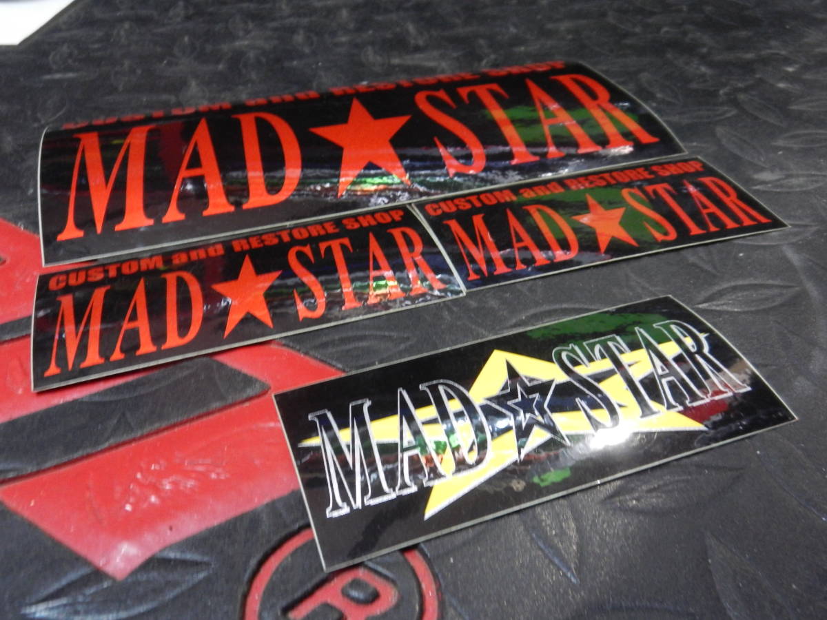 MADSTAR マッドスター ステッカー4枚セット(ステッカー)｜売買された 