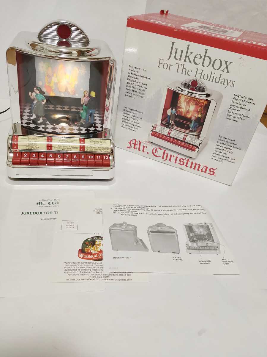 ☆希少☆ 美品 ミスタークリスマス Mr Christmas ジュークボックス型  