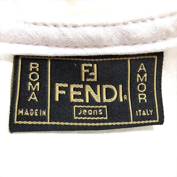 FENDI フェンディ ワンピース ひざ上 ノースリーブ ドット×ズッカ柄