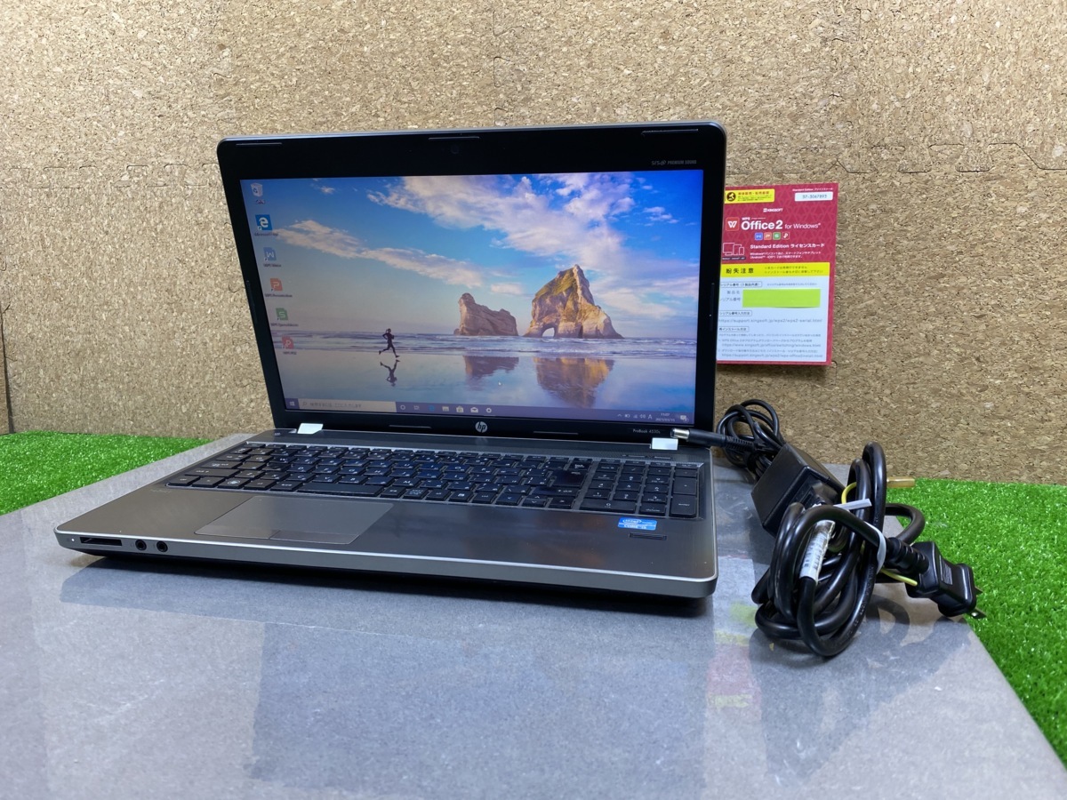 1円 Windows10/office搭載 HP ProBook 4530S Core i5-2430M/メモリ4GB/HDD250GB(15 ...