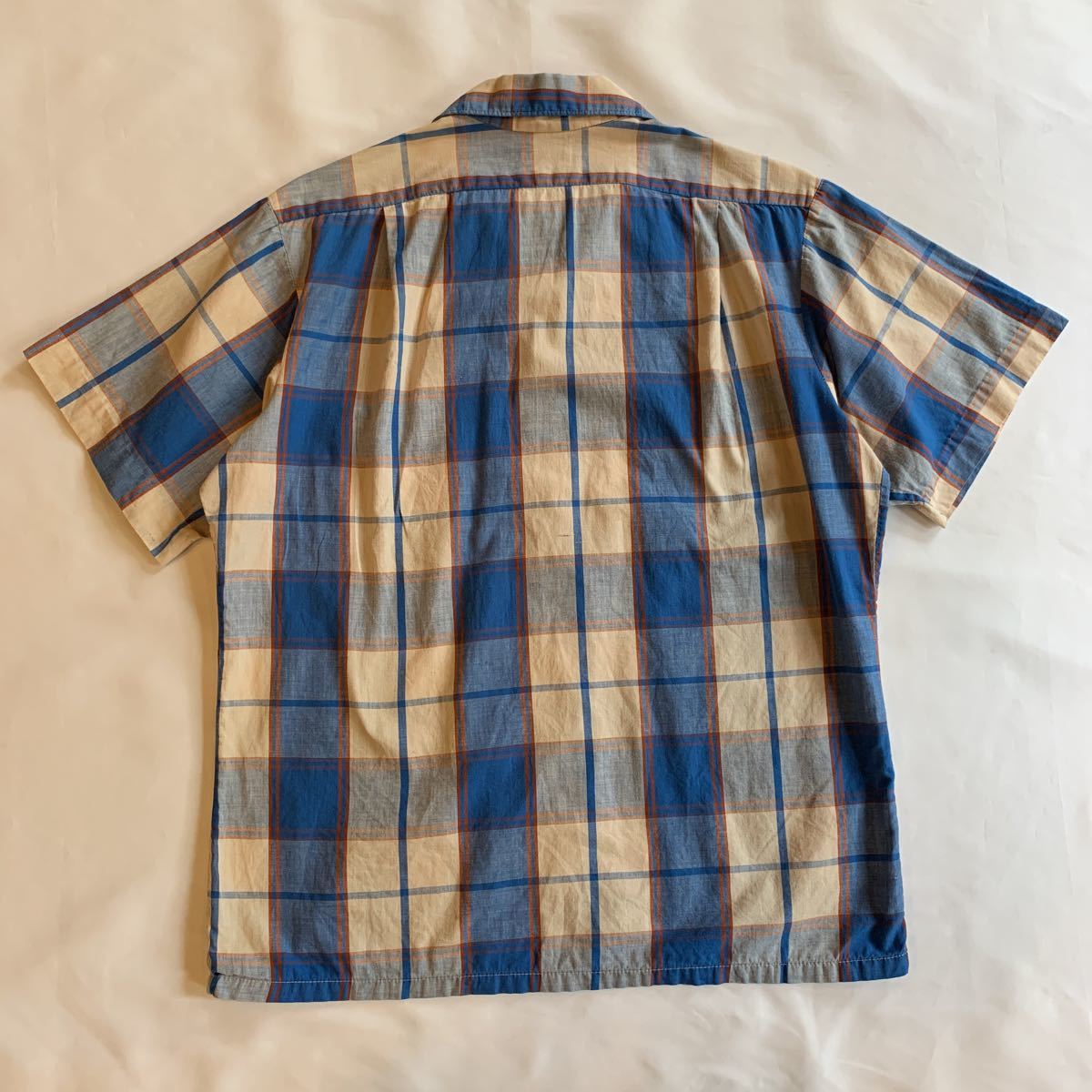 50s 60s TOWN CRAFT オープンカラーシャツ ビンテージ