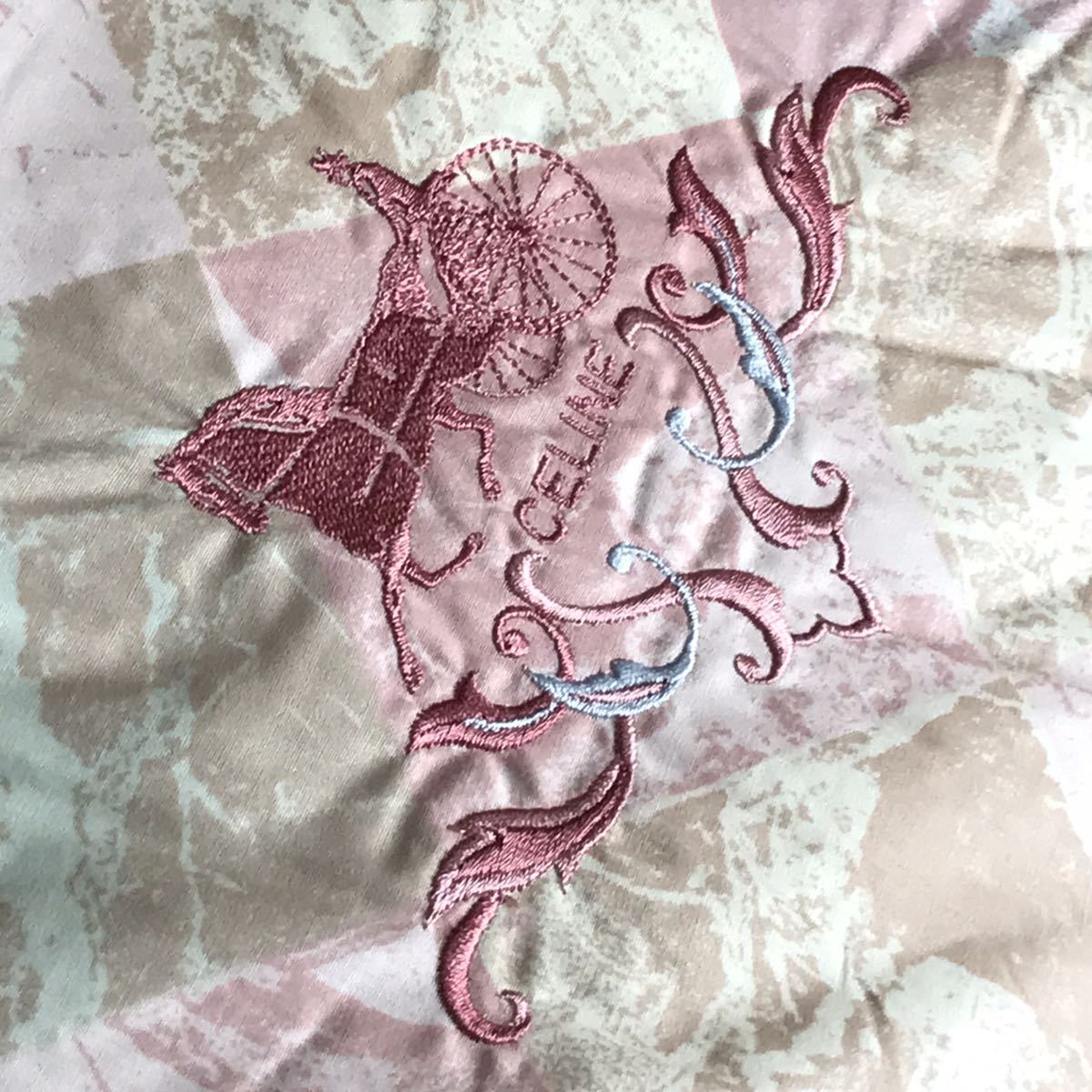 CELINE セリーヌ 羊毛掛ふとん 肌掛 ウール100% CELINE - 新品☆セリーヌ CELINE ウール100% 羊毛掛け布団 肌がけ布団