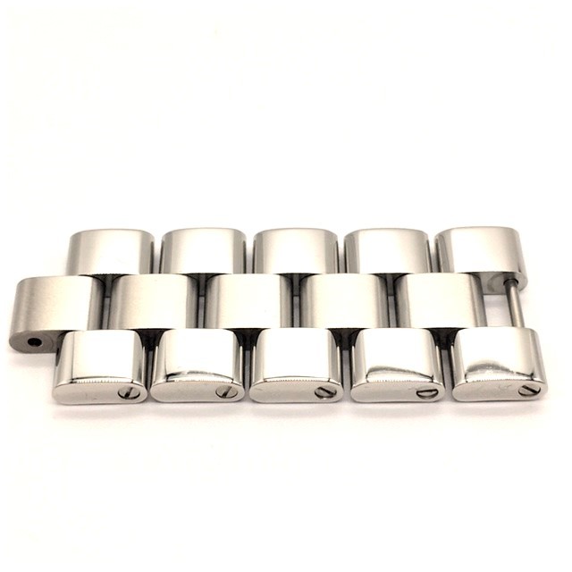 １円～出品 『Cartier』 カルティエ ステンレススチール 純正コマ５コマ ロードスターLM用 幅18ｍｍ