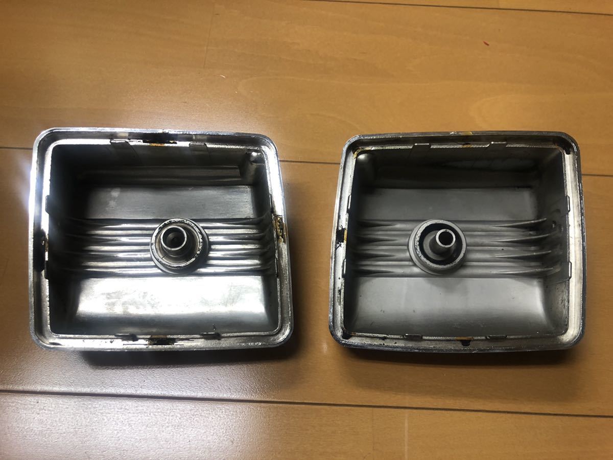 GT550 純正 エアクリーナー エアクリ カバー メッキ 当時 GT380