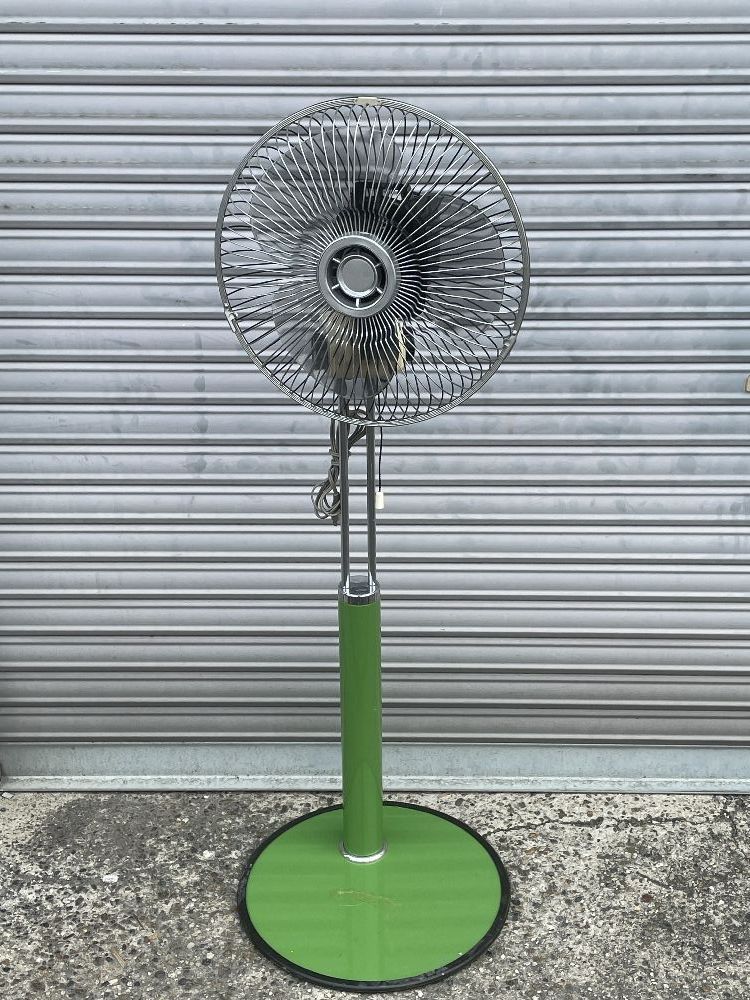 62□□ 希少 三菱電機 P30-GL レール扇 アンティーク 扇風機 / 昭和