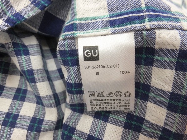 送料280円 Gu ジーユー Uniqlo ユニクロ メンズ チェック柄 ポケット ボタンダウン 半袖シャツ 大きいサイズ Xl 青緑白 男性用 売買されたオークション情報 Yahooの商品情報をアーカイブ公開 オークファン Aucfan Com