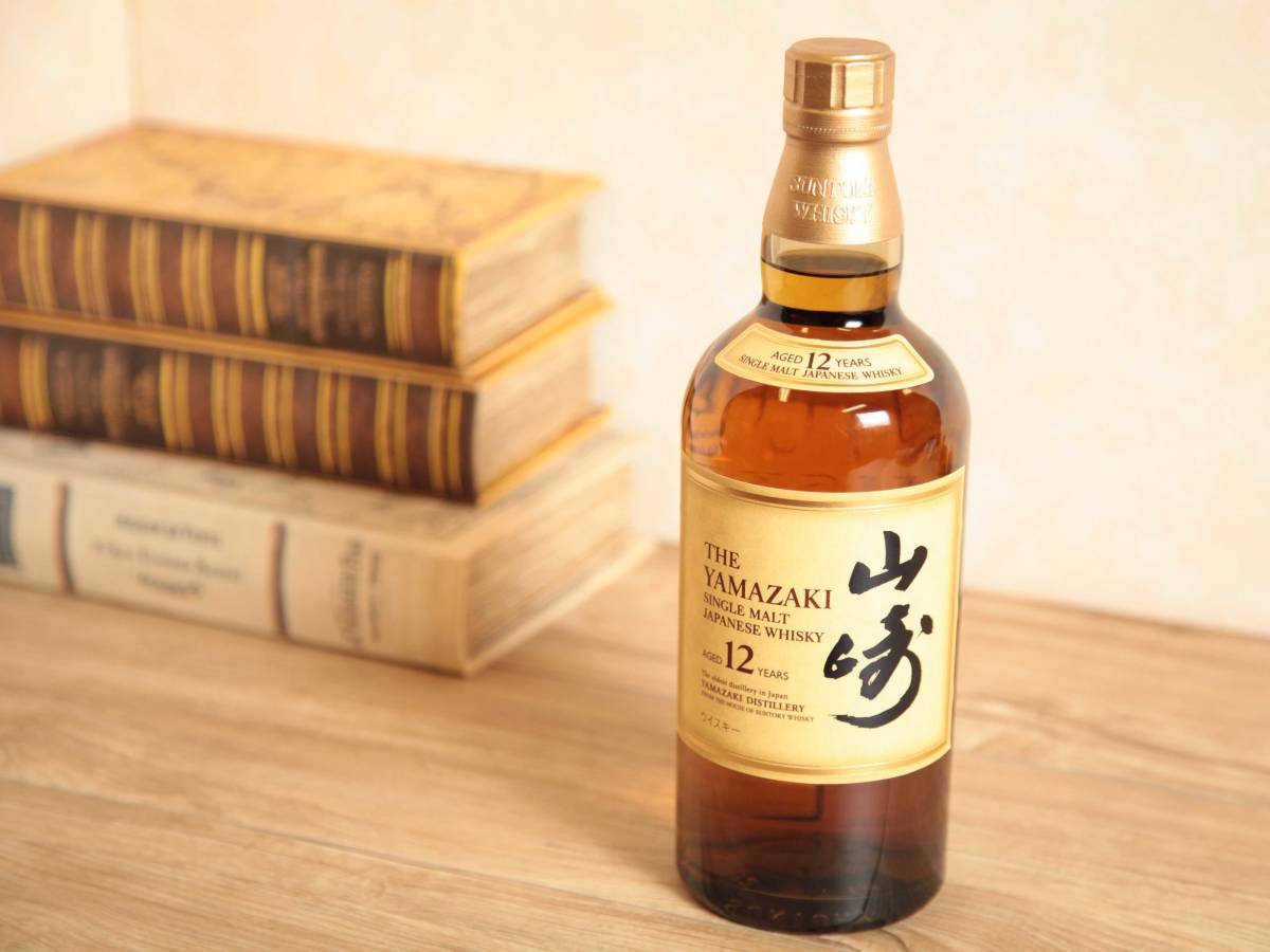 山崎 12年 シングルモルトウイスキー　未開封 □未開栓 SUNTORY サントリーウイスキー山崎12年 シングルモルト