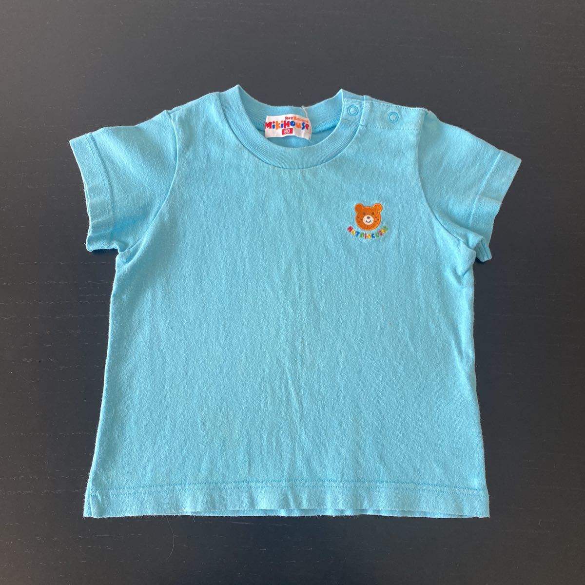 ミキハウス Tシャツ 80 オーバーオール 中古】□ミキハウス□3点セット 