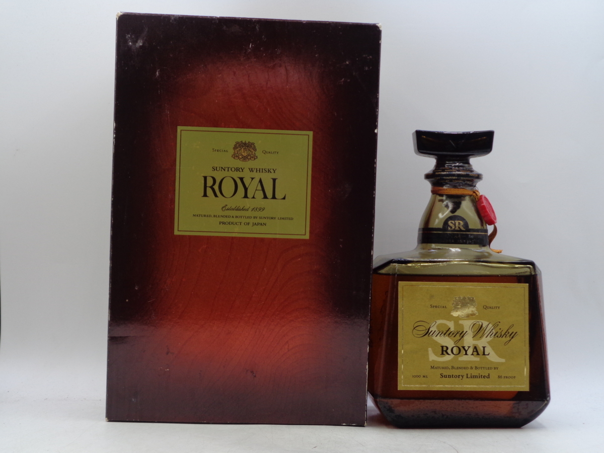 【同梱OK商品】SUNTORY WHISKY ROYAL サントリーウイスキー ローヤル 箱入 未開封 古酒 1000ml 43% B51850