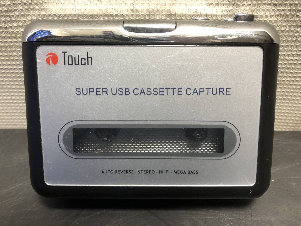 J69 1000円スタート Touch SUPER USB CASSETTE CAPTURE MP3 変換プレーヤー MP3-CP 音だし確認 ...