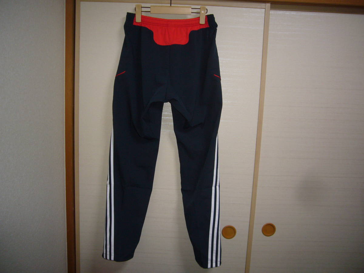 アディダス クロスジャージ上下 橙×紺白 L～Oサイズ