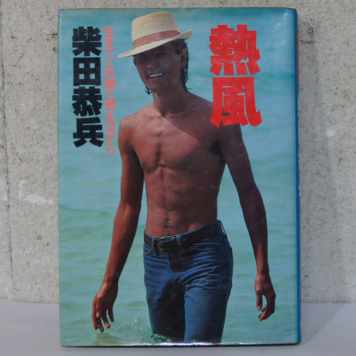 レア本 「熱風 生きてくれ俺と燃えながら」 柴田恭兵 初版 集英社