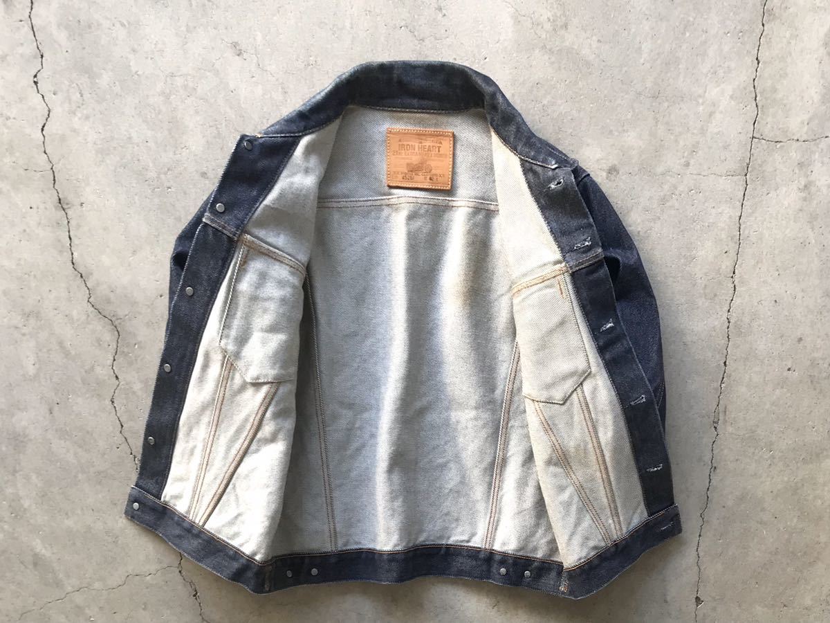 IRON HEART [Lot 4526J] [21oz EXTRA HEAVY DENIM] Gジャン 40 