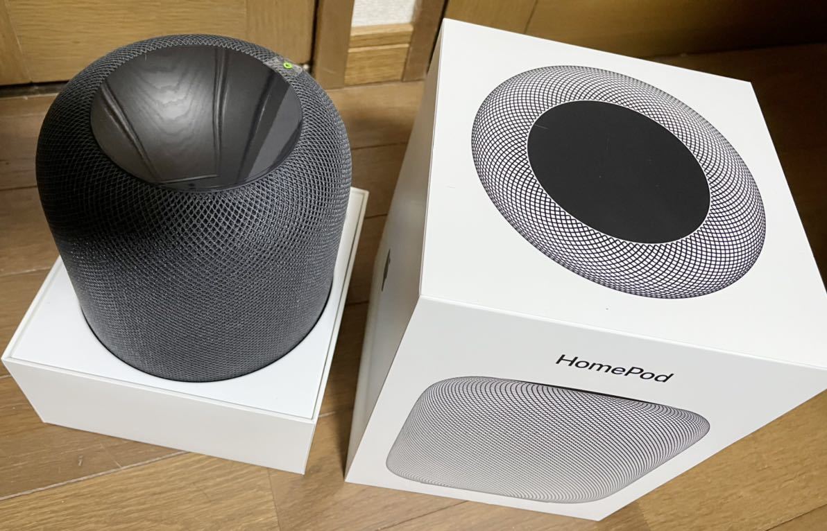 APPLE スマートスピーカー HomePod スペースグレー H*E様 Apple Pod