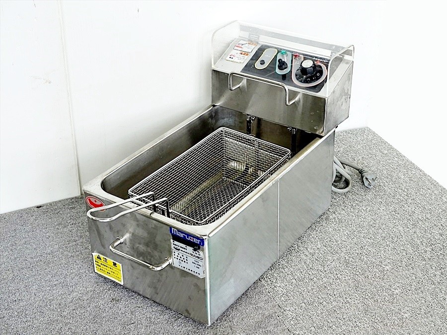 マルゼン MEF-M8T 電気ミニフライヤー 卓上タイプ 電気 電気フライヤー