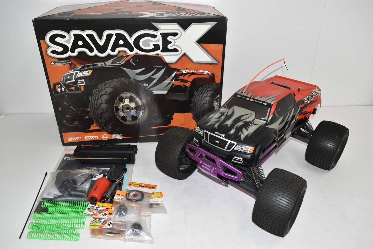 HPI サベージX 中古値引き不可です HPI サベージX 中古値引き不可です HPI Savage X 4.6 GT-6 RTR 1⁄8
