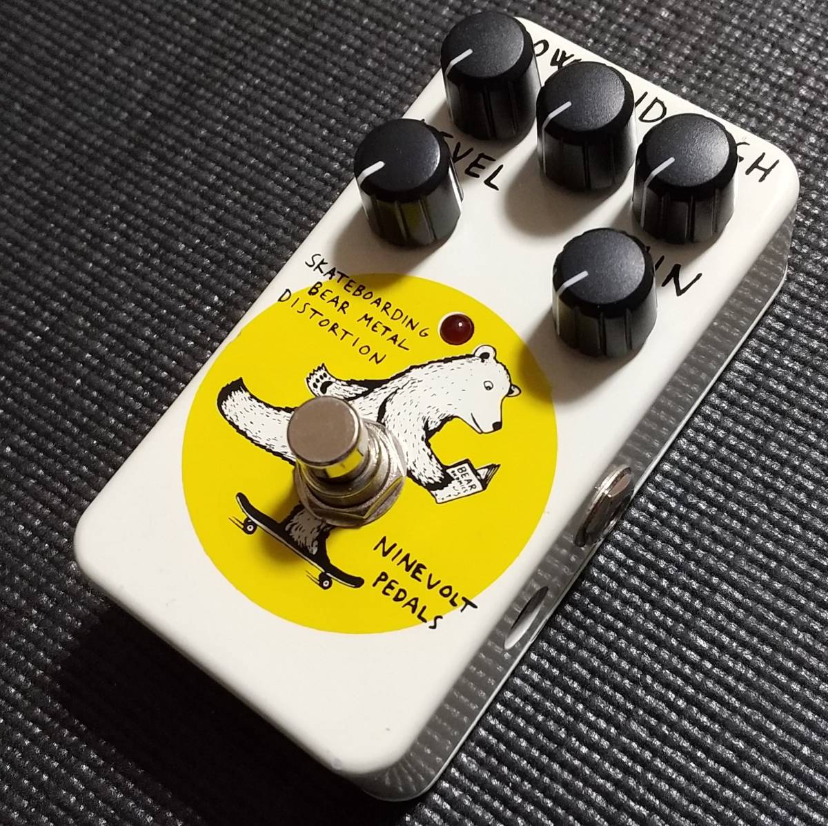 □Ninevolt Pedals SKATEBOARDING BEAR METAL DISTORTION ナインボルト