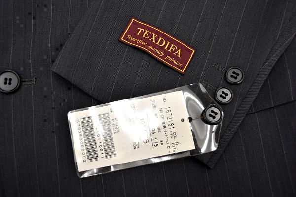 U-312★新品★TEXDIFA★チャコールグレー ストライプ 3つボタン テーラードジャケット ワンタック パンツスーツ 胸囲102cm BB6 -D\u0027URBAN SESSERA HOLIDAY｜クロスプラス公式通販サイト Track Jacket 公式サイト