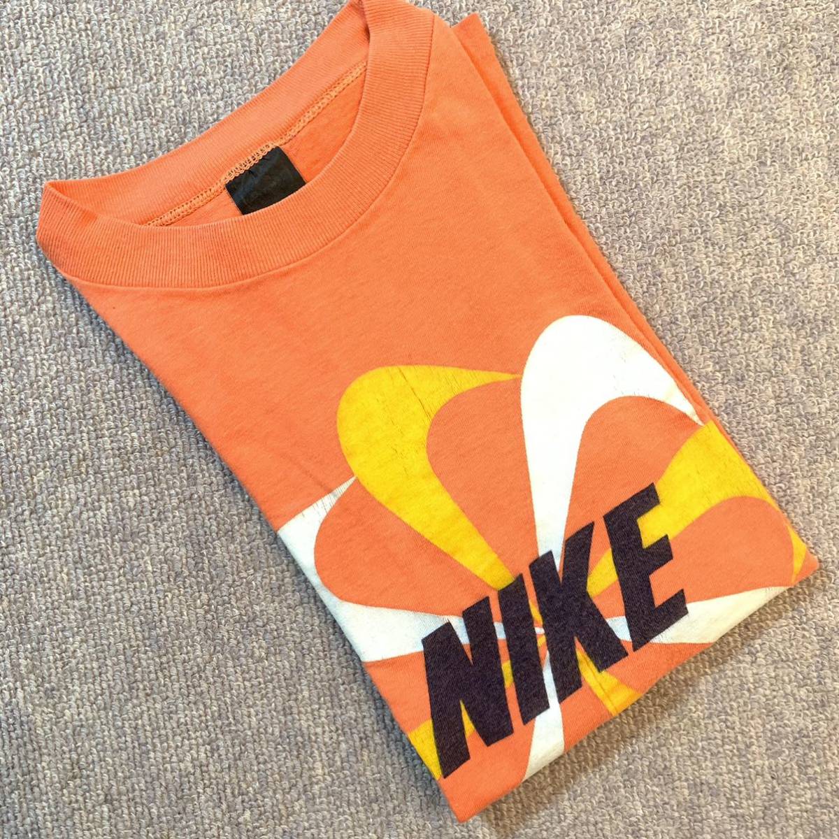 70s NIKE 風車 ロゴ anvil 社外 タグ Tシャツ 検→筆記体 ヴィンテージ  