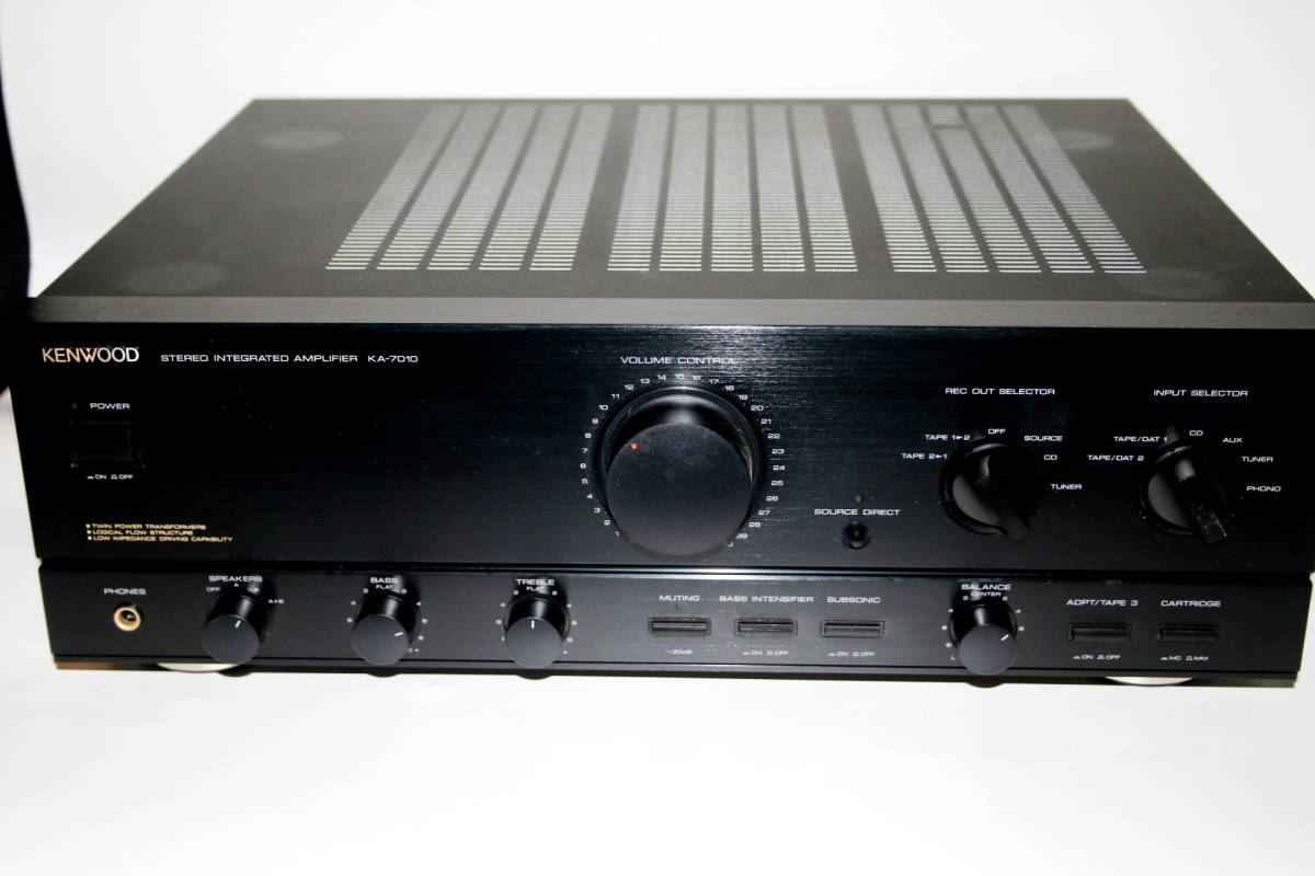 KENWOOD KA-7010 プリメインアンプ 取説 ケンウッド