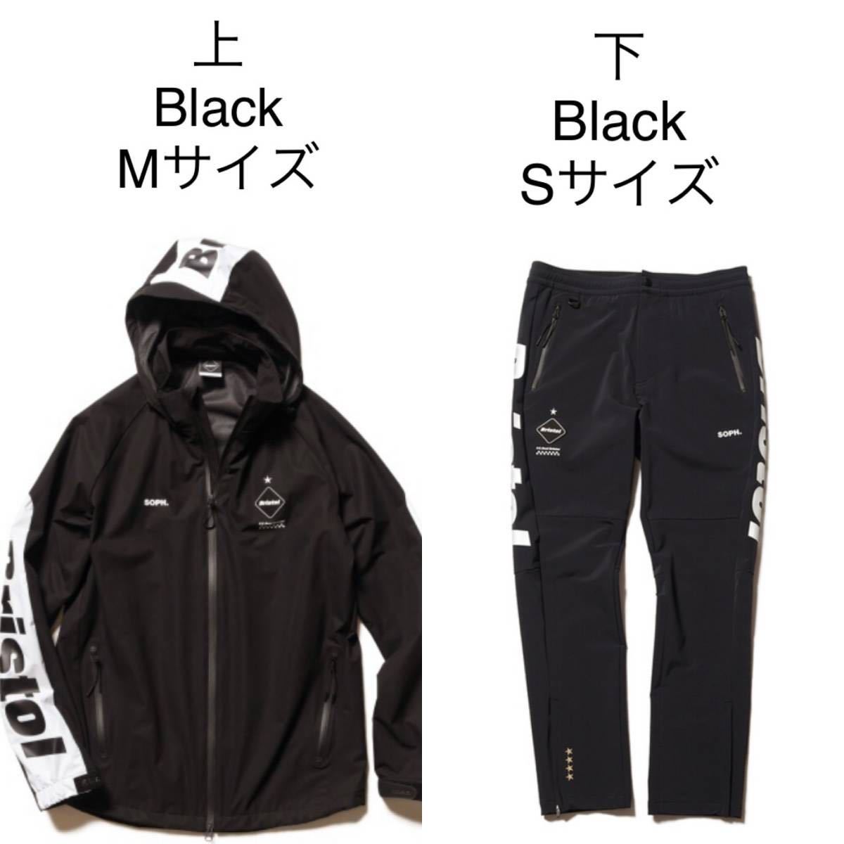 新品正規】上 黒 M &下 黒 S セットアップ / 19ss F.C.Real Bristol