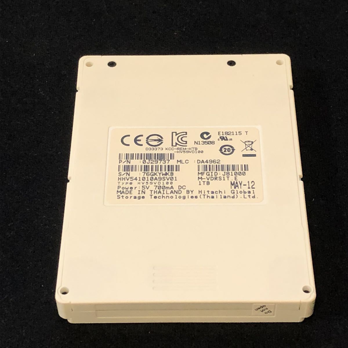 マクセル カセットハードディスク 日立wooo MーVDRSIT.E. 熱