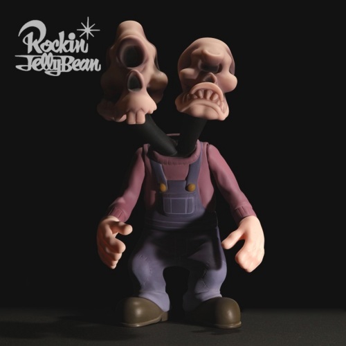 コレクション Rockin'Jelly Bean Bean Twin Rockin'Jelly Head Freaky Monster Village series ソフビ
