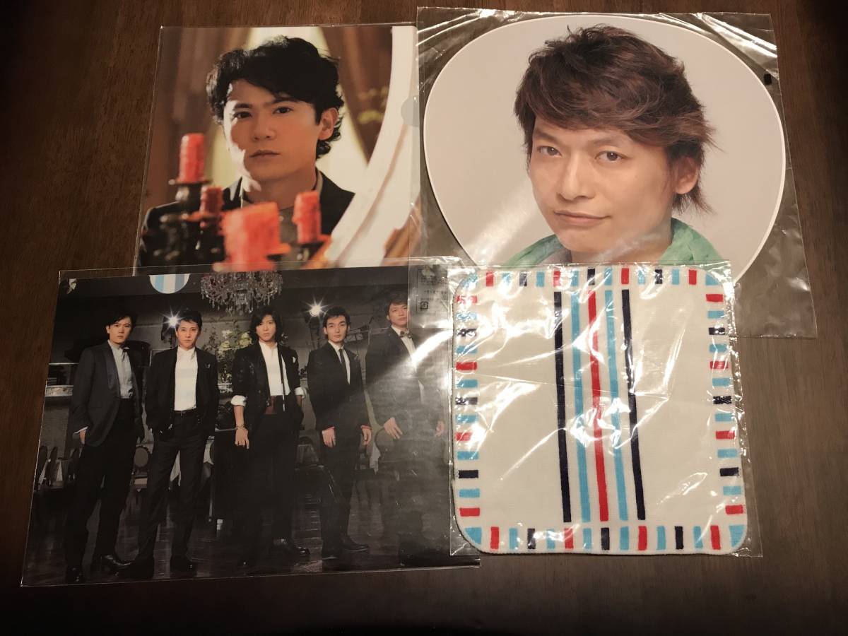 Smap Gift Of Smap コンサートグッズ 4点セット うちわ クリアファイル ハンドタオル 中居正広 木村拓哉 香取慎吾 草彅剛 稲垣吾郎 Smap 売買されたオークション情報 Yahooの商品情報をアーカイブ公開 オークファン Aucfan Com