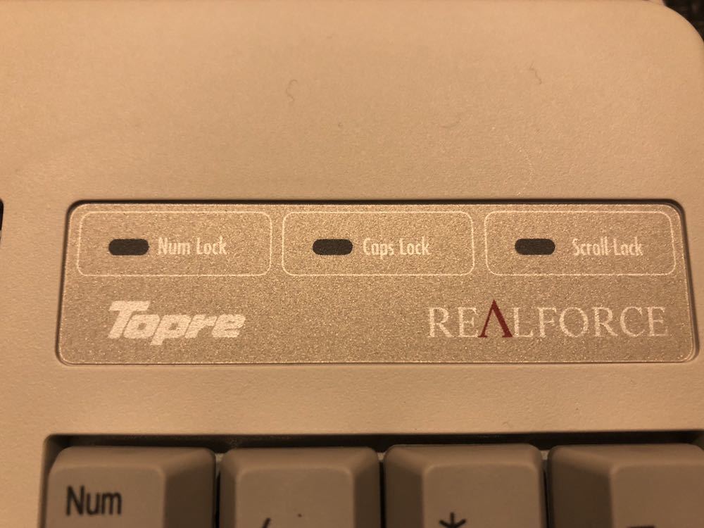東プレ REALFORCE 108UH-S SA010S 静電容量無接点方式キーボード 静音モデル 日本語108キー Topre 動作確認済みです_6