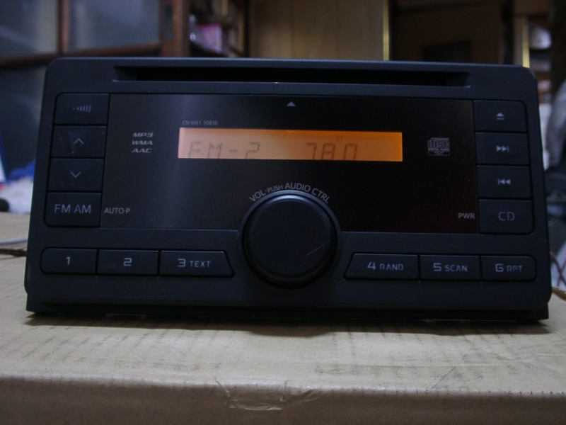 トヨタ純正 パナソニック Cd ラジオ Fm Am 00k11 Cn W61 訳あり Cd不調 下取り車にいかが か Cd プレーヤー 売買されたオークション情報 Yahooの商品情報をアーカイブ公開 オークファン Aucfan Com