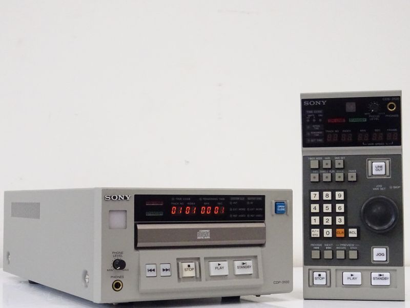 専用の為購入不可 △▽SONY CDP-3100/CDS-3100 CDプレーヤー リモコン付 ソニー