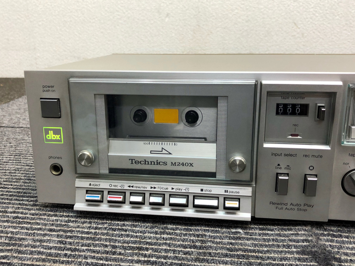 テクニクス/Technics】RS-M240X カセットデッキ 動作OK 保証付き dbx