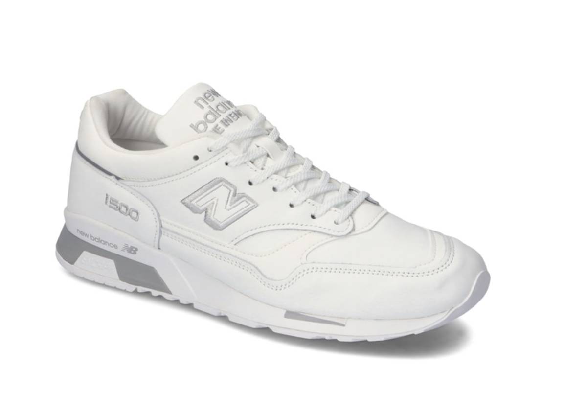 新品・即決】New Balance M1500WHI 26.5cm 白ホワイトレザースニーカー 