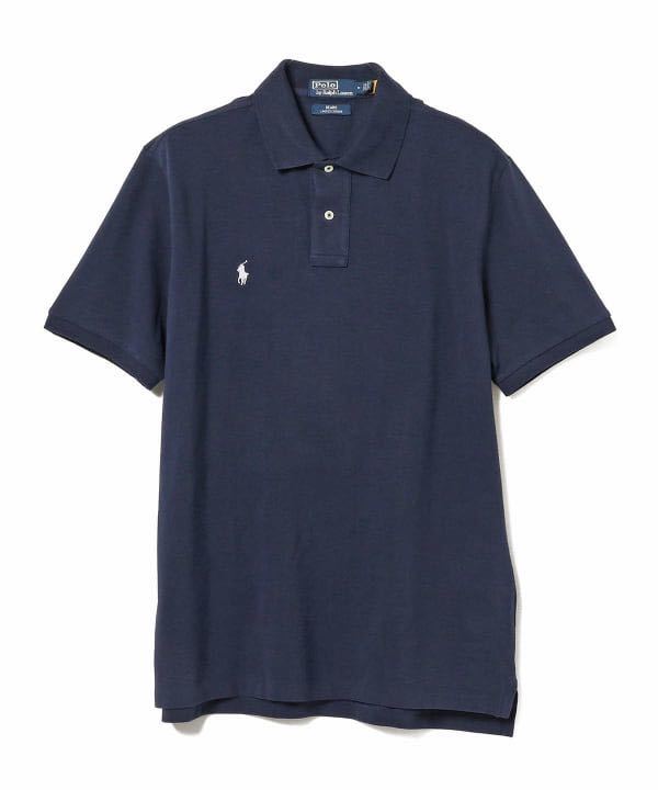 POLO RALPH LAUREN for BEAMS / ベーシック ポロシャツ　Lサイズ ネイビー半袖 ポロシャツ ラルフローレン