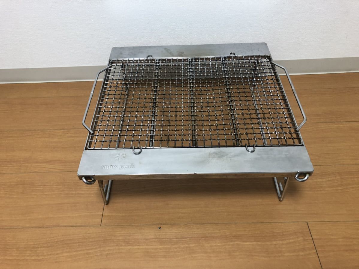 スノーピーク(snow peak)焚火台 焼アミ Pro. サイズL ステンレス [4~5