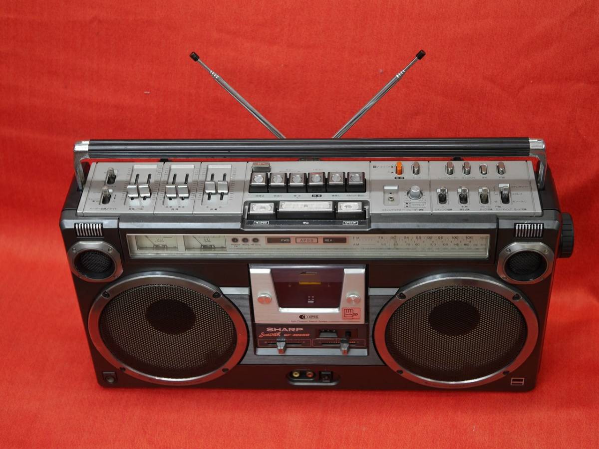 ★現状品★ SHARP シャープ ラジカセ 昭和レトロ GF-303SB SHARP GF-303SB シャープ ラジカセ 昭和レトロ - サーチャー ザ