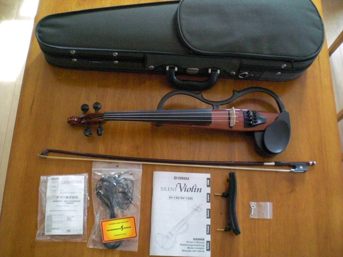 美品 YAMAHA サイレントバイオリン SV-120S YAMAHA サイレント 