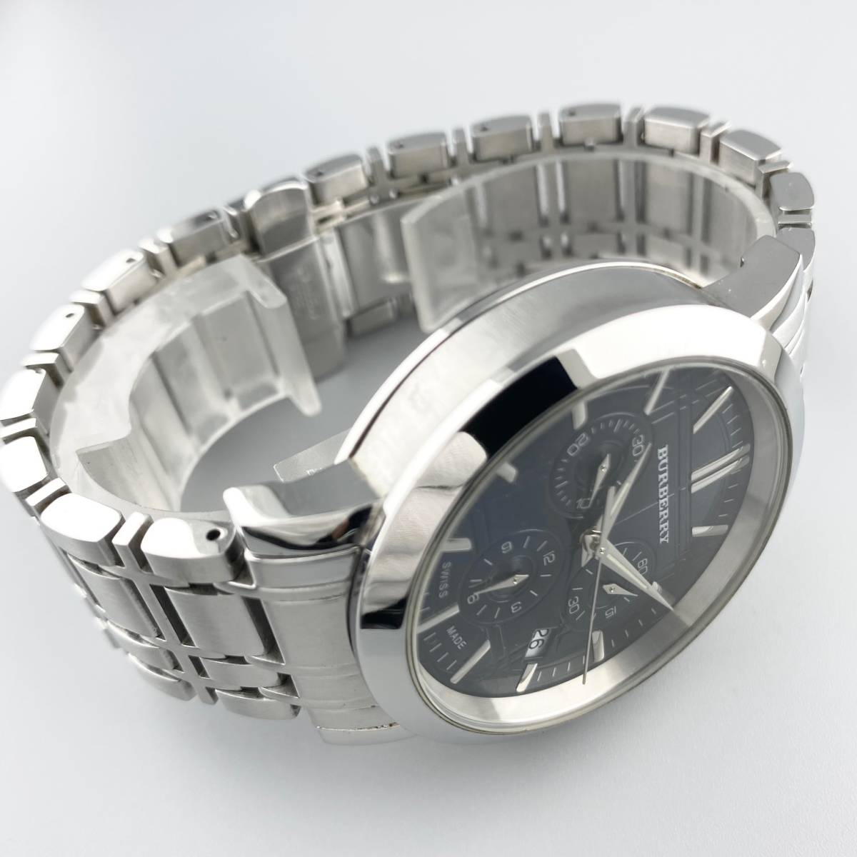 1円～】BURBERRY バーバリー 腕時計 メンズ BU1360 クロノグラフ
