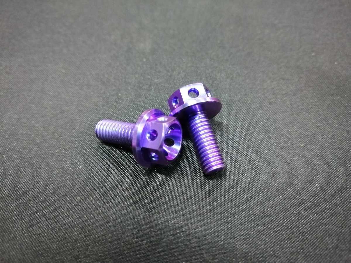 64チタン フランジボルト M6 P1 0 長さ15mm 2面幅 レンチサイズ 10mm マジョーラカラー ナンバーボルト パーツ 売買されたオークション情報 Yahooの商品情報をアーカイブ公開 オークファン Aucfan Com