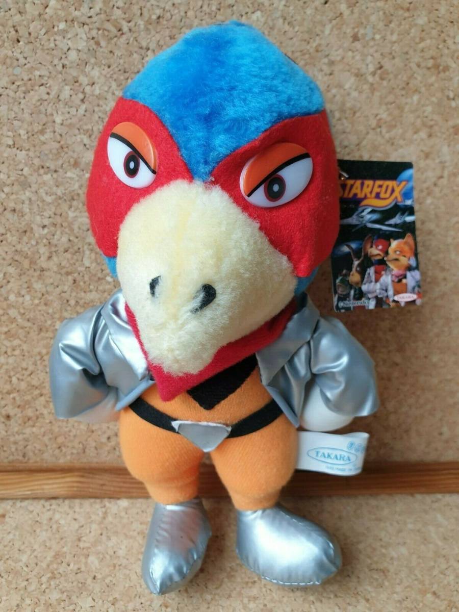タカラ スターフォックス ぬいぐるみ 「ファルコ・ランバルディ」 1993