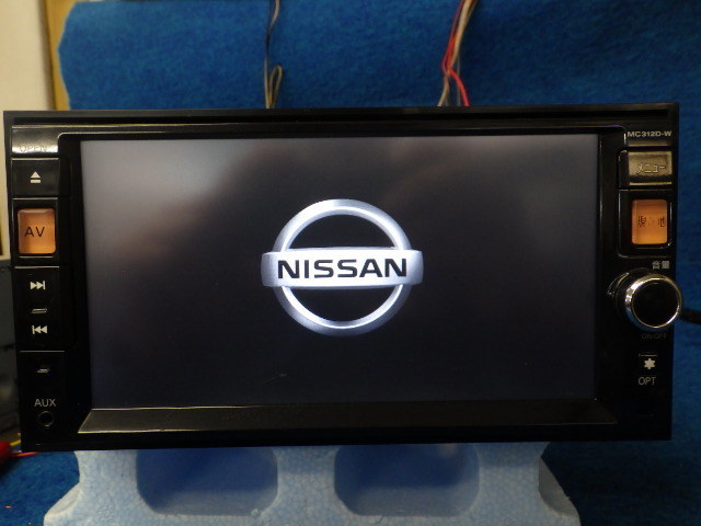 日産純正ナビ MC312D-W 2015年データ フルセグ DVD再生 Bluetooth USB