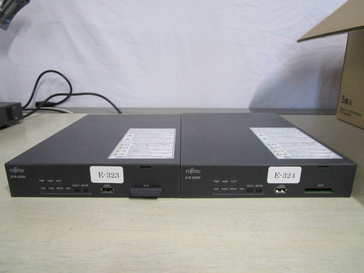 富士通 IPアクセルルータ Si-R G200 Si-R 570 2台セット 富士通 IP