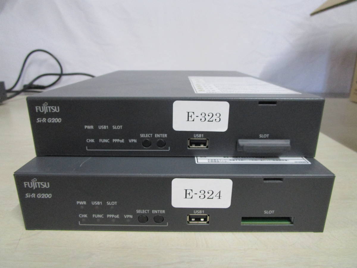 富士通 IPアクセルルータ Si-R G200 Si-R 570 2台セット 富士通 IP