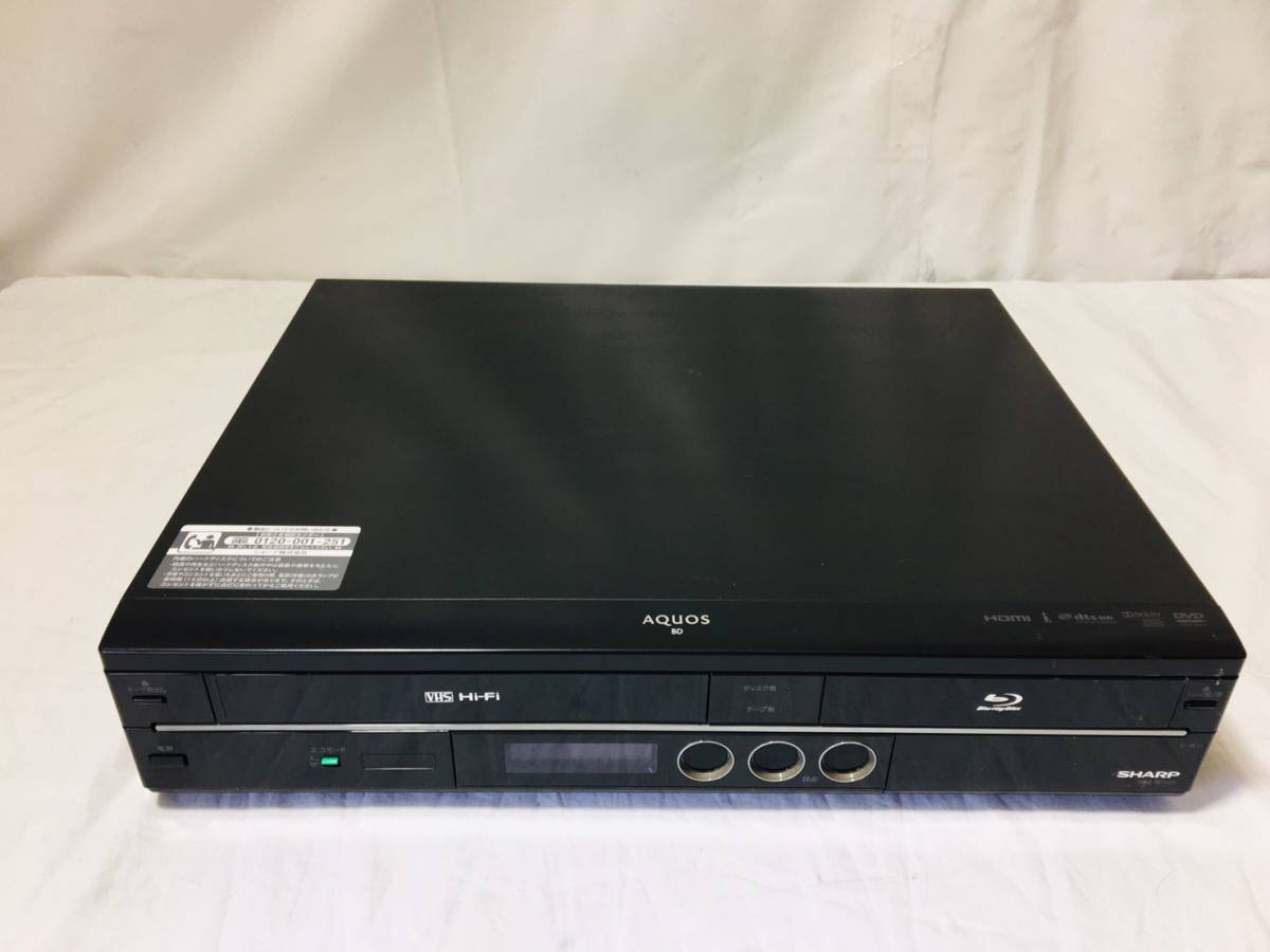 SHARP シャープ 整備品 Blu-ray⁄DVD ダビング機能搭載 HDD(250GB) BD
