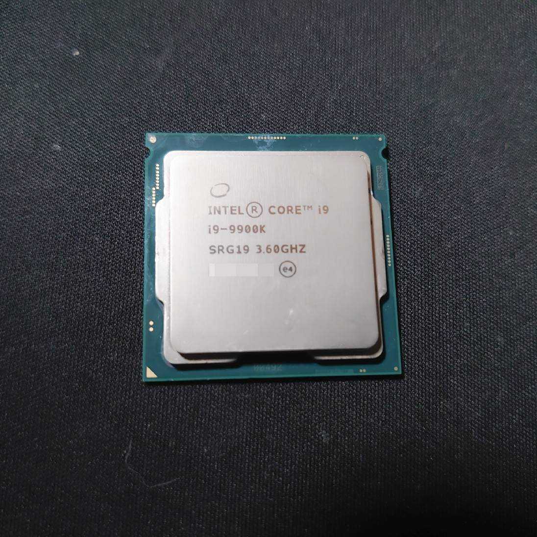 Intel core i9 9900k SRG19 3.60Ghz ジャンク junk Intel