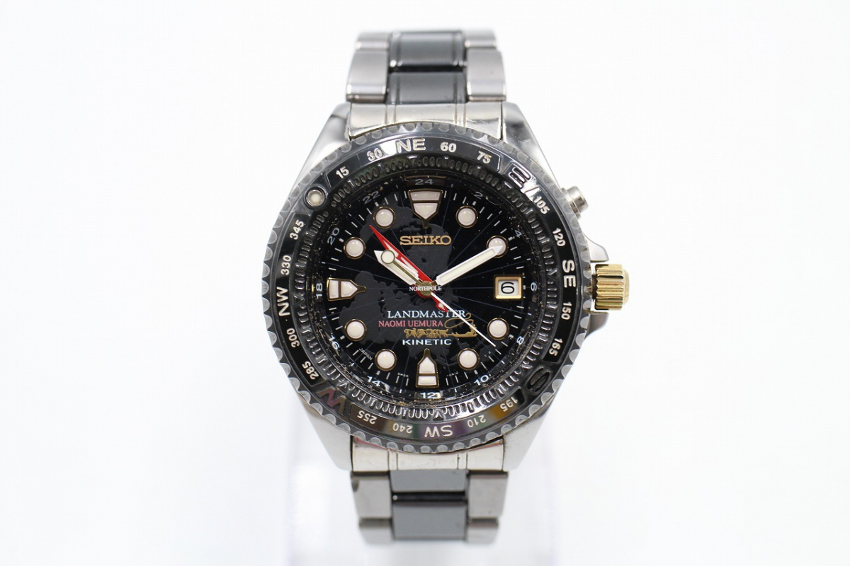 【ト打】SEIKO セイコー プロスペックス ランドマスター 植村直己 700本限定 5M65-0A10 SBDW002 キネティック 希少 ZJZ01BOG11
